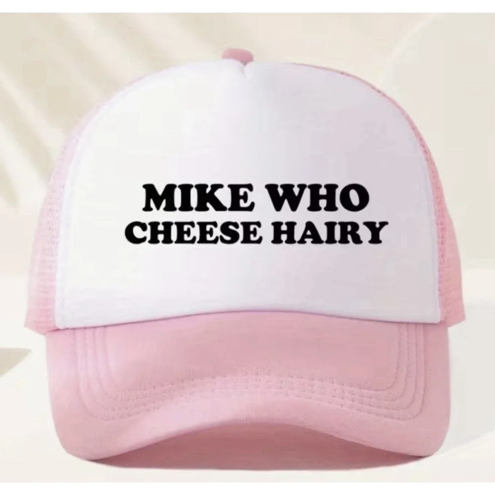 Brand New Mike Who Cheese Hairy Adult Humor Funny Foam Trucker Snap Back Hat Cap